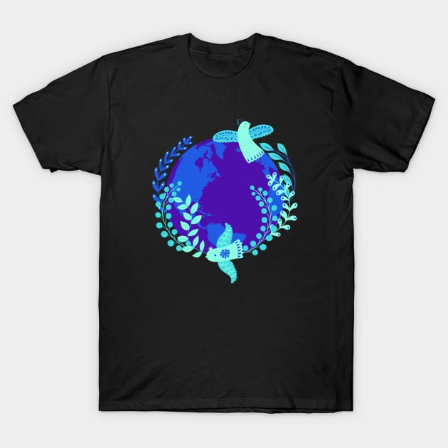 Love The Earth T-Shirt by 1001Kites